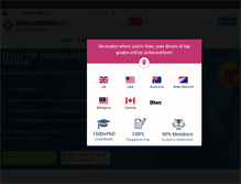 Tablet Screenshot of instantassignmenthelp.com